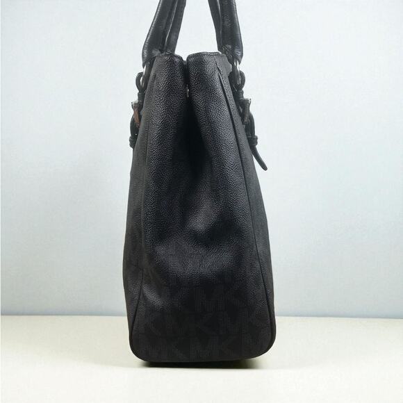 MICHAEL KORS Jet Set MK Signature Work Tote Bag Office Travel Busines Clasic EUC - Picture 5 of 15